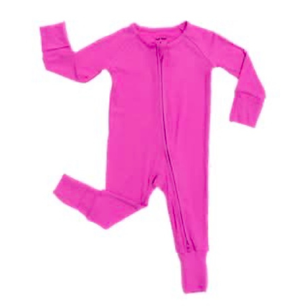 Little Sleepies Ribbed Solid Rosette—Newborn